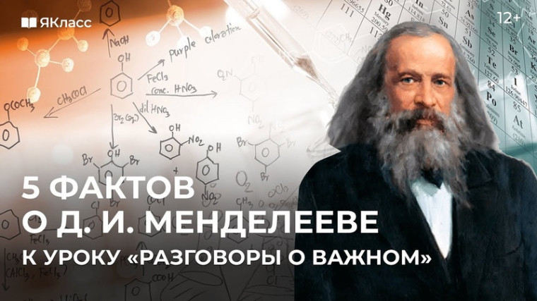 "День российской науки. 190-летие со дня рождения Д.И. Менделеева".